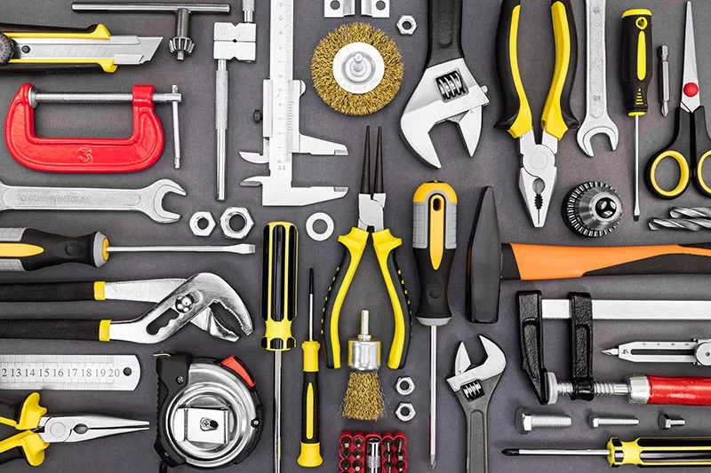 Deck and engine tools, hardware, and consumables for vessels